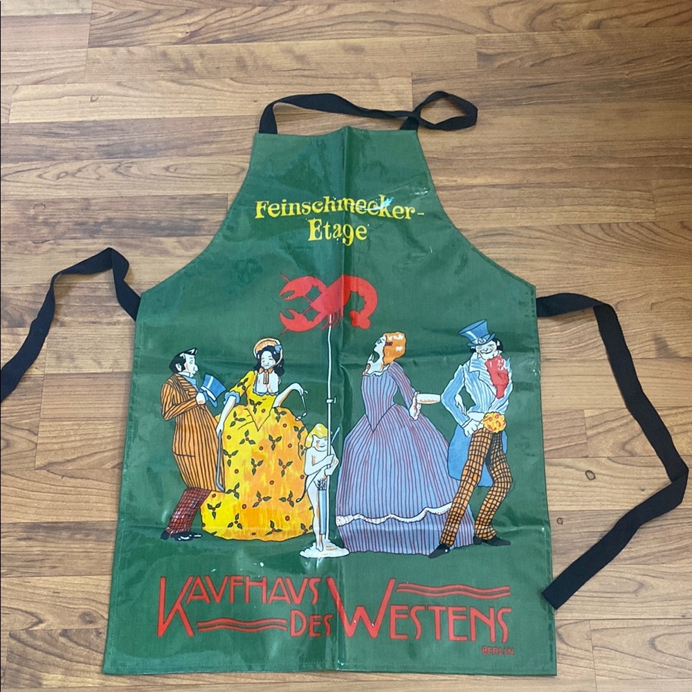 German kavfhavs des westens oilcloth apron